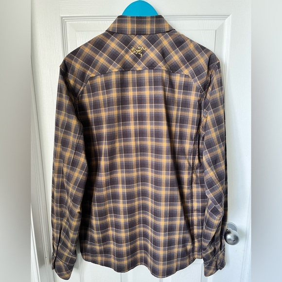 Mens Arcteryx Gryson Long Sleeve Button Up Shirt Size Medium Like NEW EUC - Picture 6 of 12